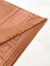 GEOMETRIC PINK LIGHTWEIGHT PASHMINA SHAWL SCARF