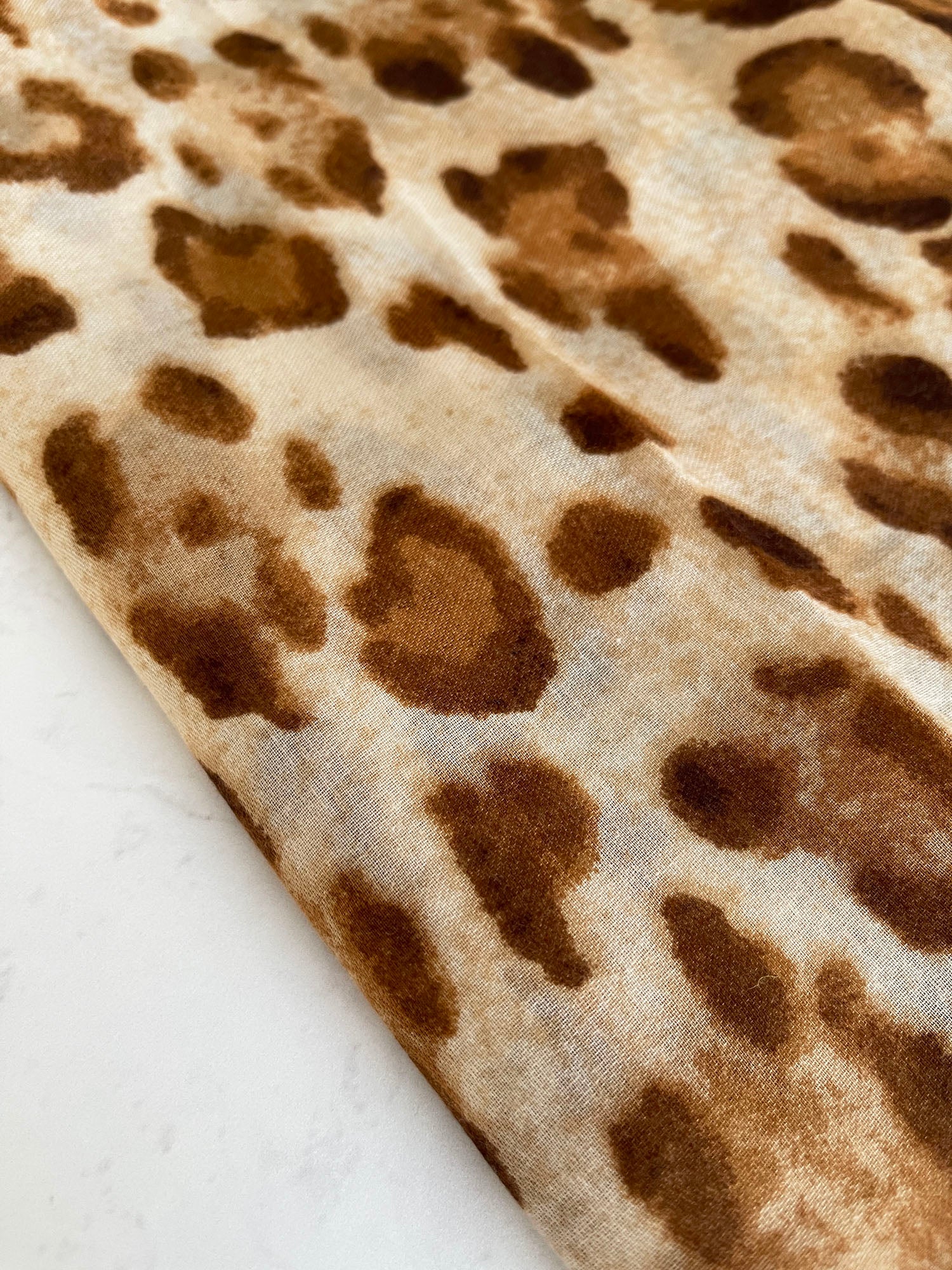 Leopard Print Scarf UK