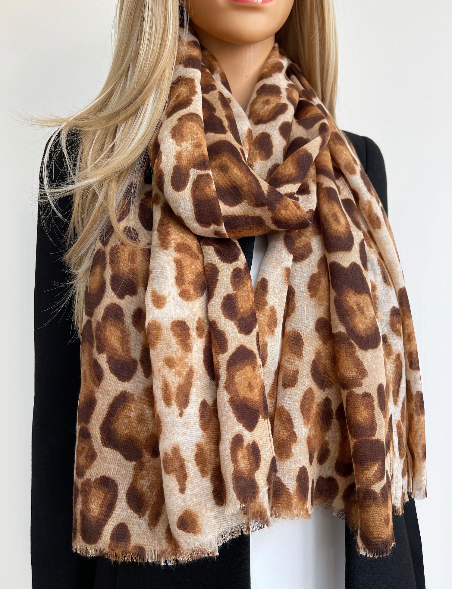 Animal Print Shawl