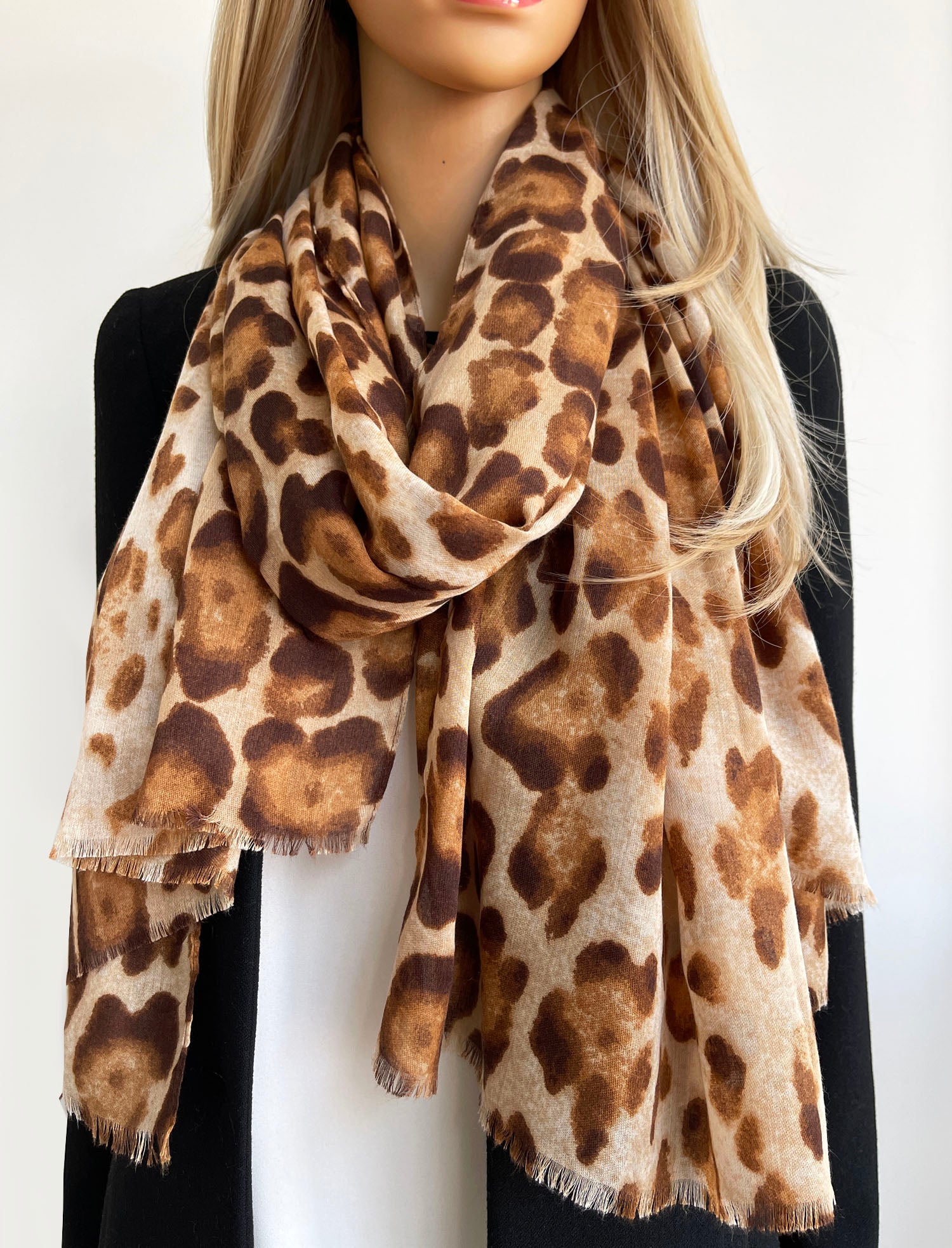 Leopard Print Scarf
