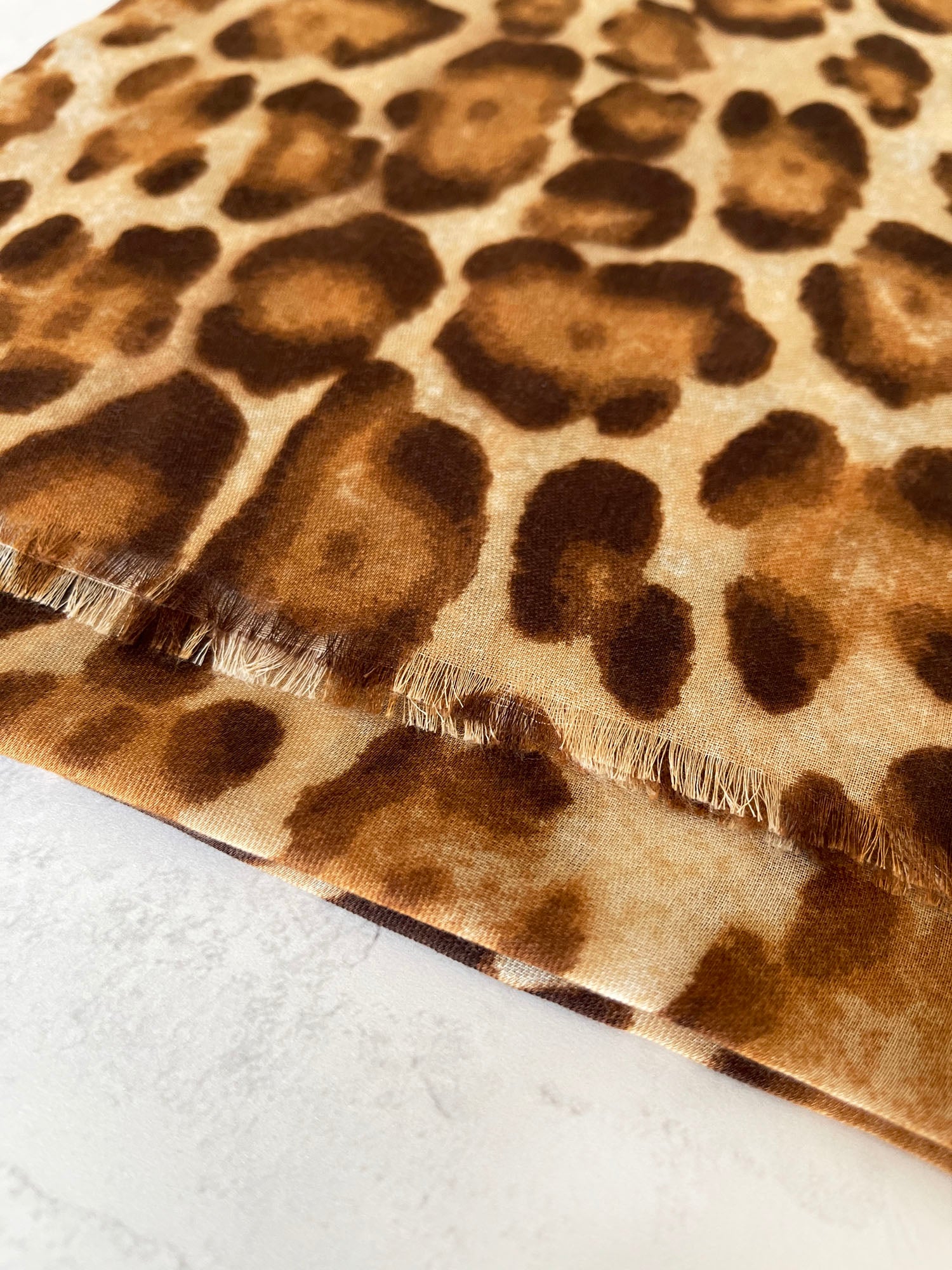 Leopard Print Scarf UK