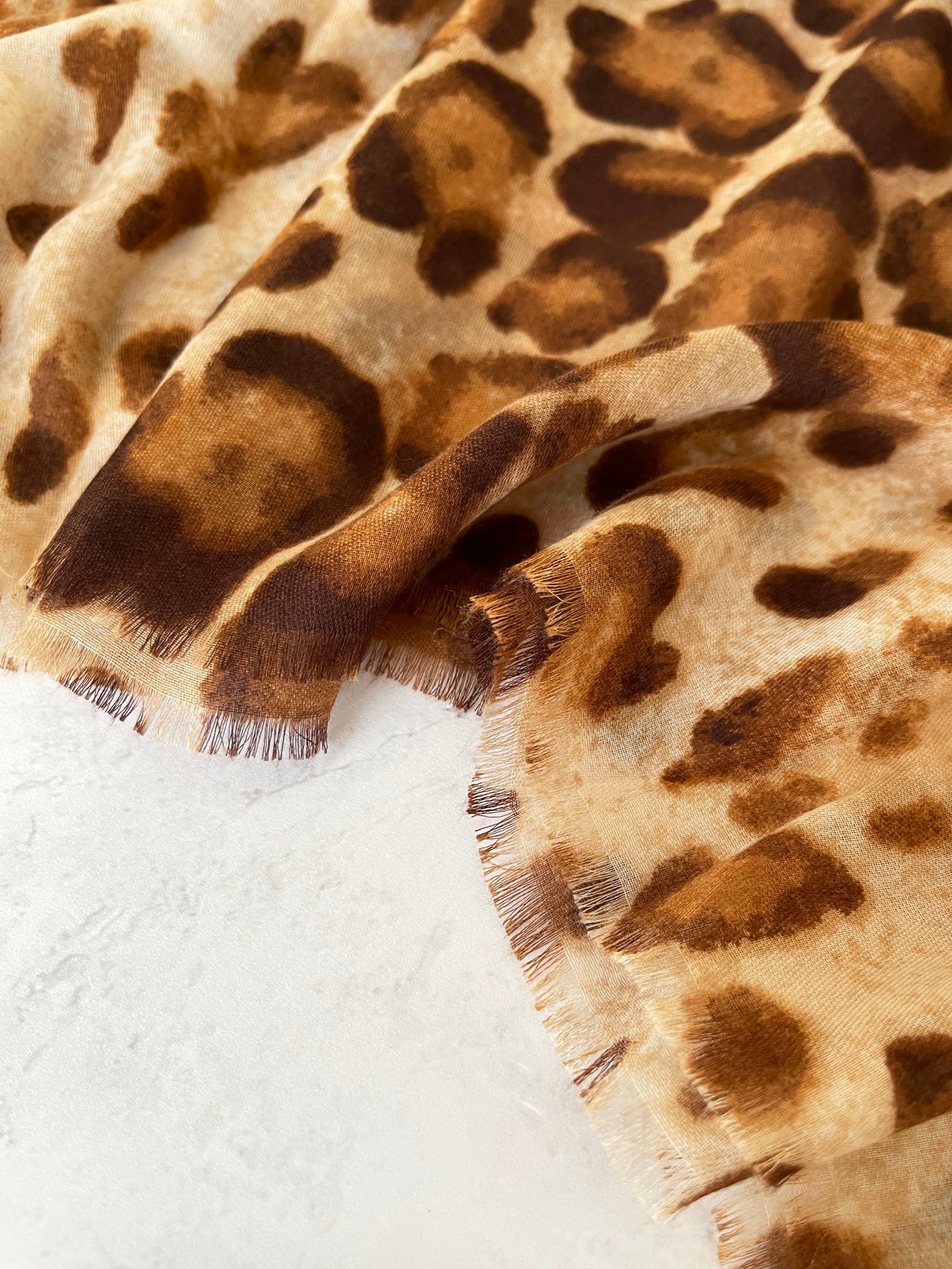Leopard Print Scarf UK