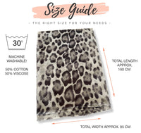 Ladies Leopard Print Scarf