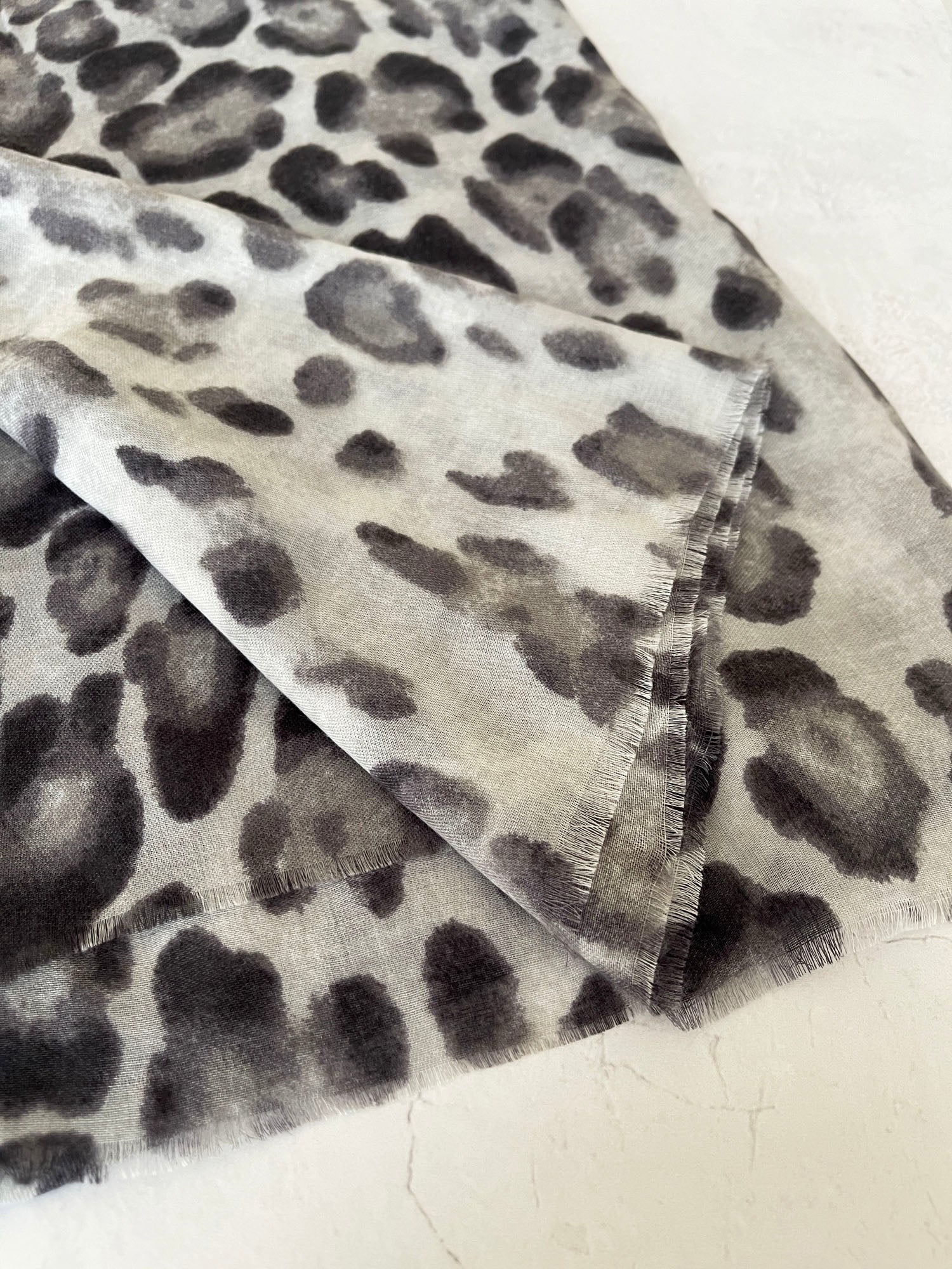 Ladies Leopard Print Scarf