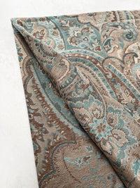 LARGE HAZED GREY MULTI COLOUR PAISLEY PASHMINA SHAWL SCARF WRAP