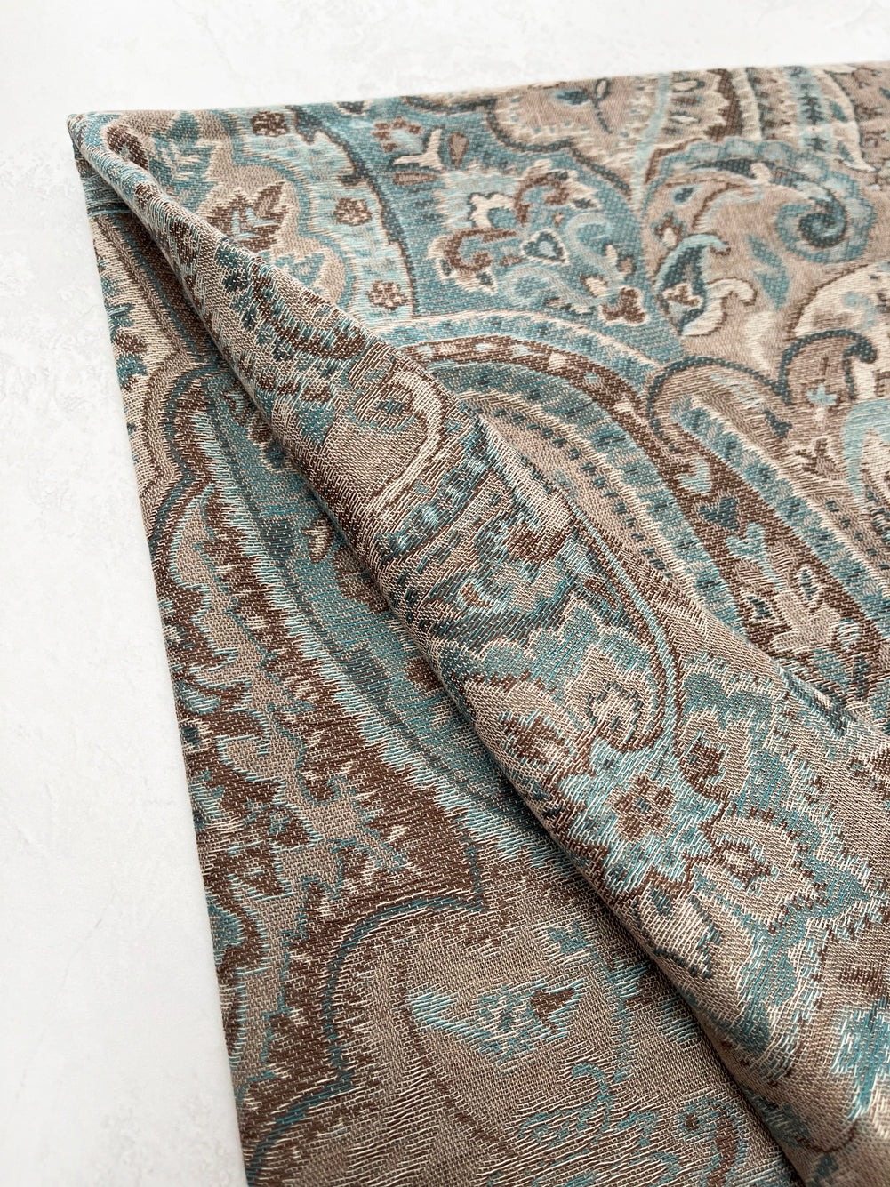 LARGE HAZED GREY MULTI COLOUR PAISLEY PASHMINA SHAWL SCARF WRAP