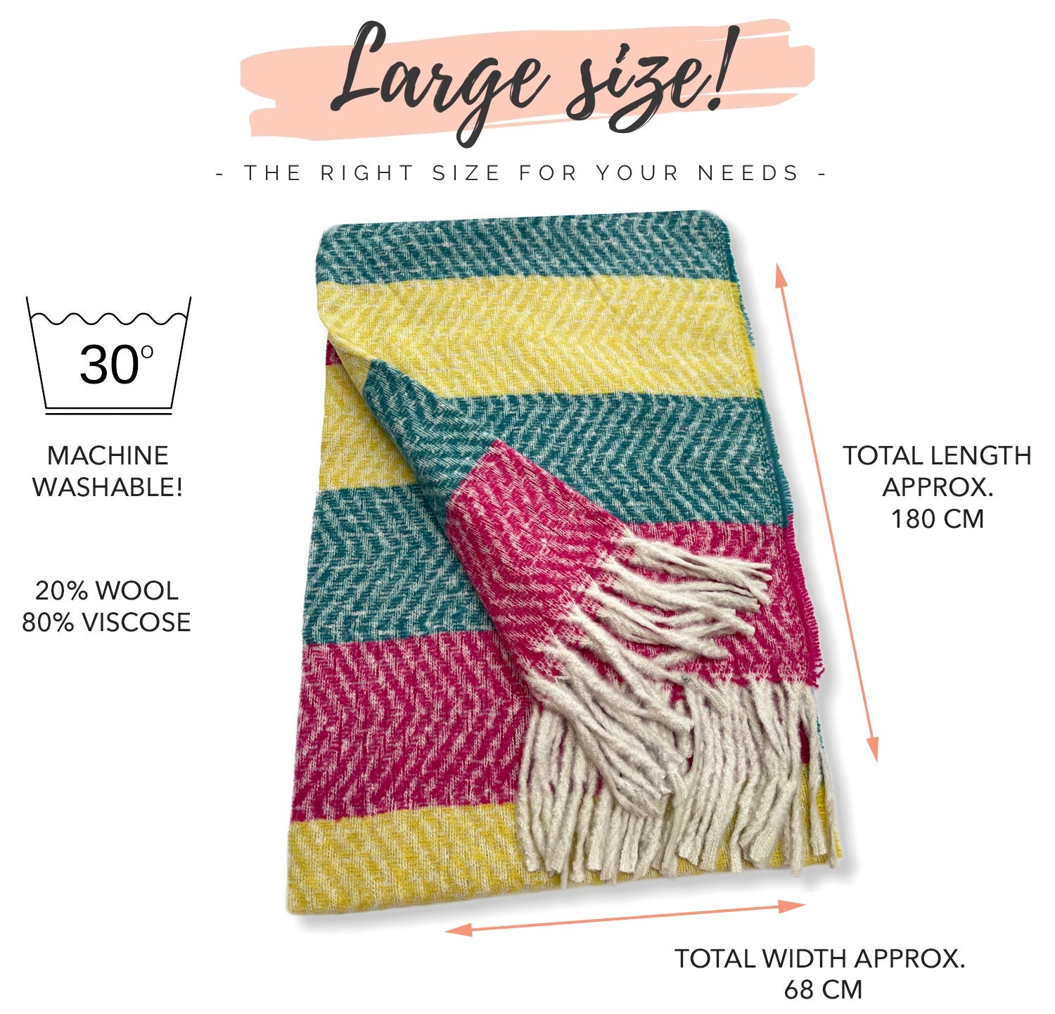 Womens Blanket Scarf