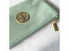 SMALL MULTI-COMPARTMENT CROSS-BODY PURSE BAG WITH WRIST AND LONG STRAPS - PASTEL GREEN