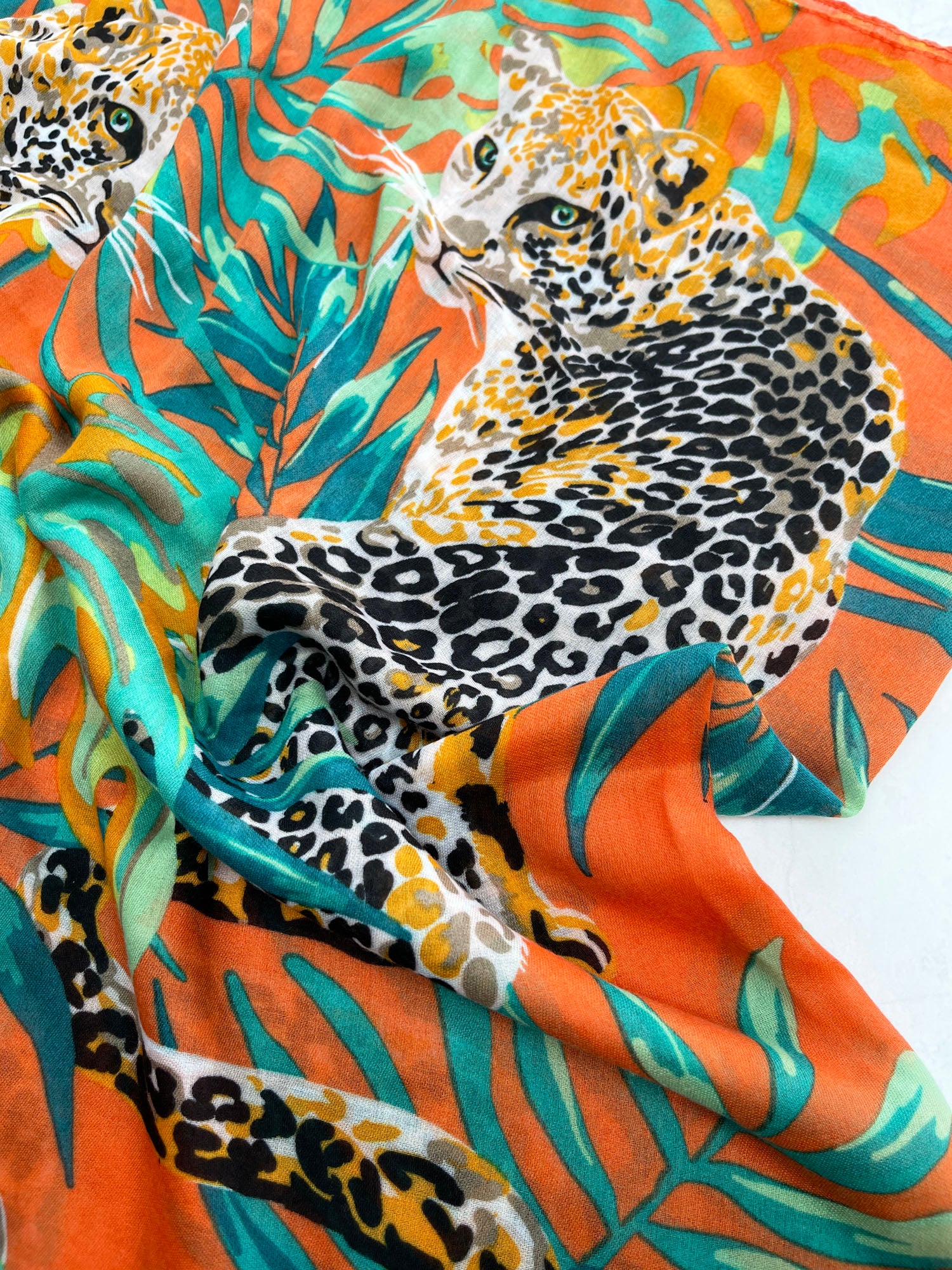 Leopard Print Scarf