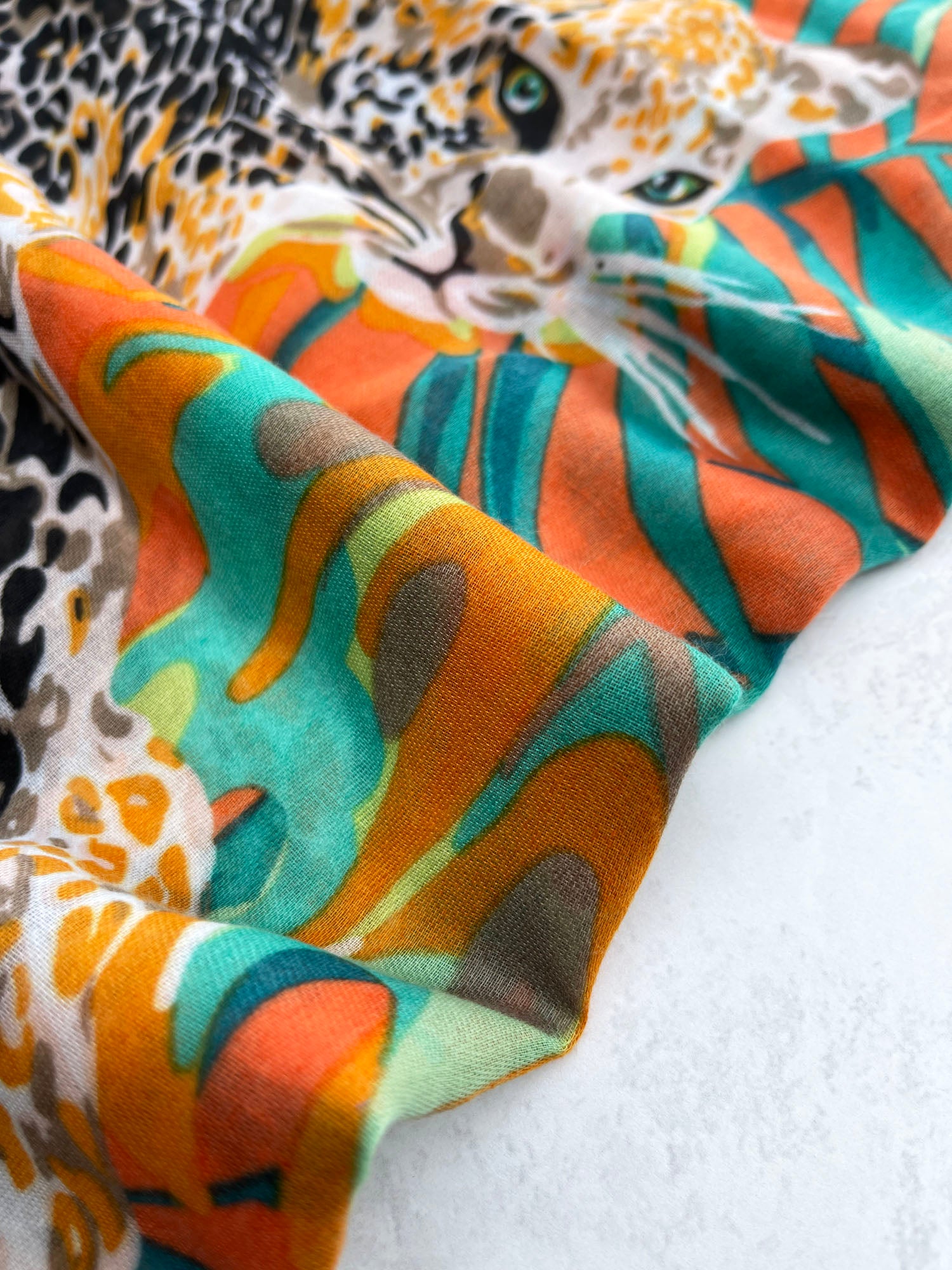 Leopard Print Scarf