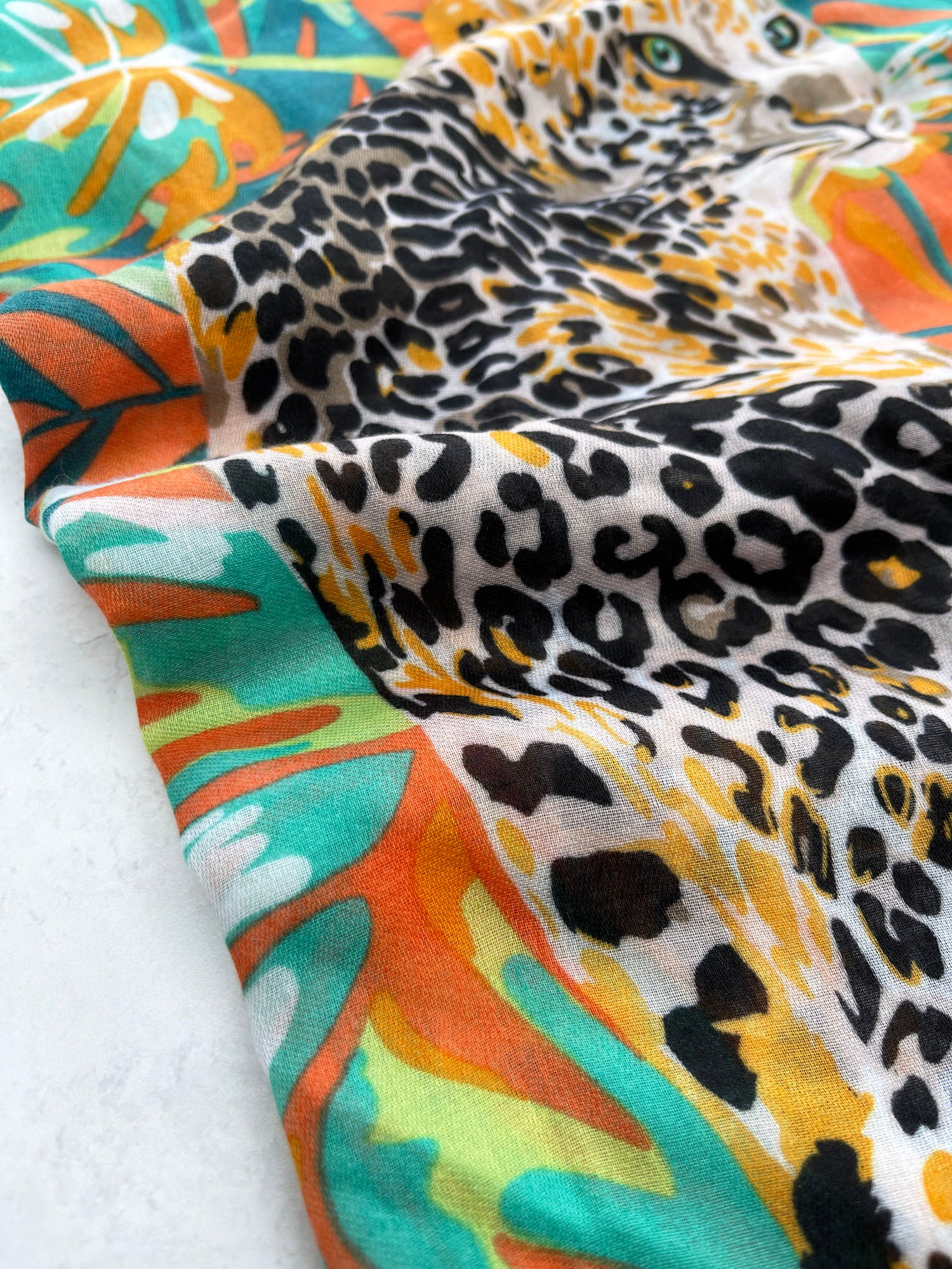 Leopard Print Scarf