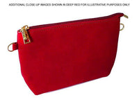 A-SHU 2 PIECE FAUX SUEDE HOLDALL HANDBAG / FOLD-OVER CLUTCH BAG WITH CROSS-BODY BAG - BEIGE - A-SHU.CO.UK