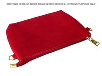 A-SHU 2 PIECE FAUX SUEDE HOLDALL HANDBAG / FOLD-OVER CLUTCH BAG WITH CROSS-BODY BAG - BEIGE - A-SHU.CO.UK