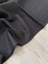 BLACK SPARKLY METALLIC EVENING SHAWL SCARF