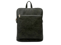 A-SHU GREY MULTI COMPARTMENT CROSS BODY BACKPACK - A-SHU.CO.UK