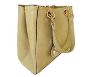 A-SHU BEIGE MULTI-COMPARTMENT CHAIN HANDBAG WITH STRAP - A-SHU.CO.UK