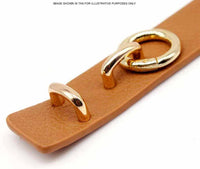 A-SHU BLACK GENUINE LEATHER WIDE CUFF BRACELET WITH BUCKLE CLOSURE - A-SHU.CO.UK