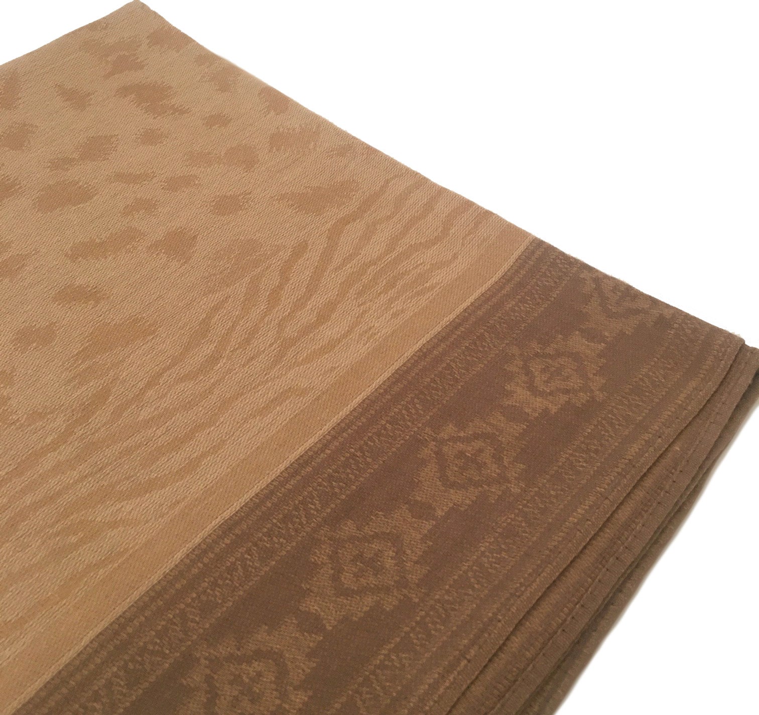 A-SHU GOLD ANIMAL PRINT REVERSIBLE PASHMINA SHAWL SCARF - A-SHU.CO.UK