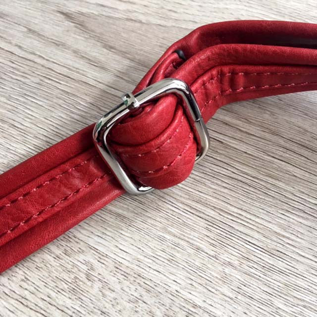 A-SHU LARGE RED MULTI COMPARTMENT CROSS BODY OVER SHOULDER BAG WITH LONG STRAP - A-SHU.CO.UK