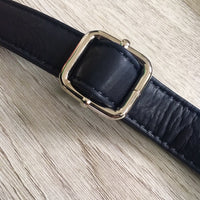 A-SHU LARGE NAVY BLUE MULTI COMPARTMENT CROSSBODY BAG WITH LONG STRAP - A-SHU.CO.UK