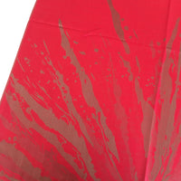 LARGE RED ZEBRA PRINT REVERSIBLE PASHMINA SHAWL SCARF