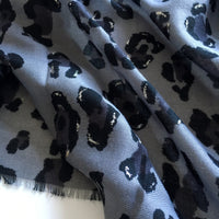 A-SHU LARGE PALE PINK ZEBRA AND LEOPARD PRINT SHAWL SCARF - A-SHU.CO.UK