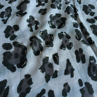 A-SHU LARGE PALE PINK ZEBRA AND LEOPARD PRINT SHAWL SCARF - A-SHU.CO.UK