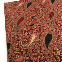 A-SHU LARGE RED MULTI COLOUR PAISLEY PRINT PASHMINA SHAWL SCARF - A-SHU.CO.UK