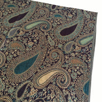 A-SHU LARGE PURPLE MULTI COLOUR PAISLEY PRINT PASHMINA SHAWL SCARF - A-SHU.CO.UK