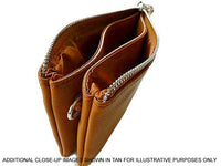 A-SHU LARGE MULTI-COMPARTMENT CROSS-BODY PURSE BAG WITH WRIST AND LONG STRAPS - YELLOW - A-SHU.CO.UK