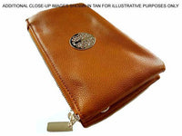 A-SHU LARGE MULTI-COMPARTMENT CROSS-BODY PURSE BAG WITH WRIST AND LONG STRAPS - BLACK - A-SHU.CO.UK