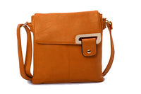 A-SHU LARGE MUSTARD YELLOW MULTI POCKET CROSS BODY MESSENGER BAG - A-SHU.CO.UK