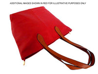 A-SHU LIGHTWEIGHT TAN FAUX LEATHER TOTE HANDBAG - A-SHU.CO.UK