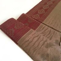 A-SHU MOCHA ANIMAL PRINT REVERSIBLE PASHMINA SHAWL SCARF - A-SHU.CO.UK