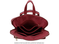 LIGHT GREY MULTI COMPARTMENT CROSS BODY BACKPACK