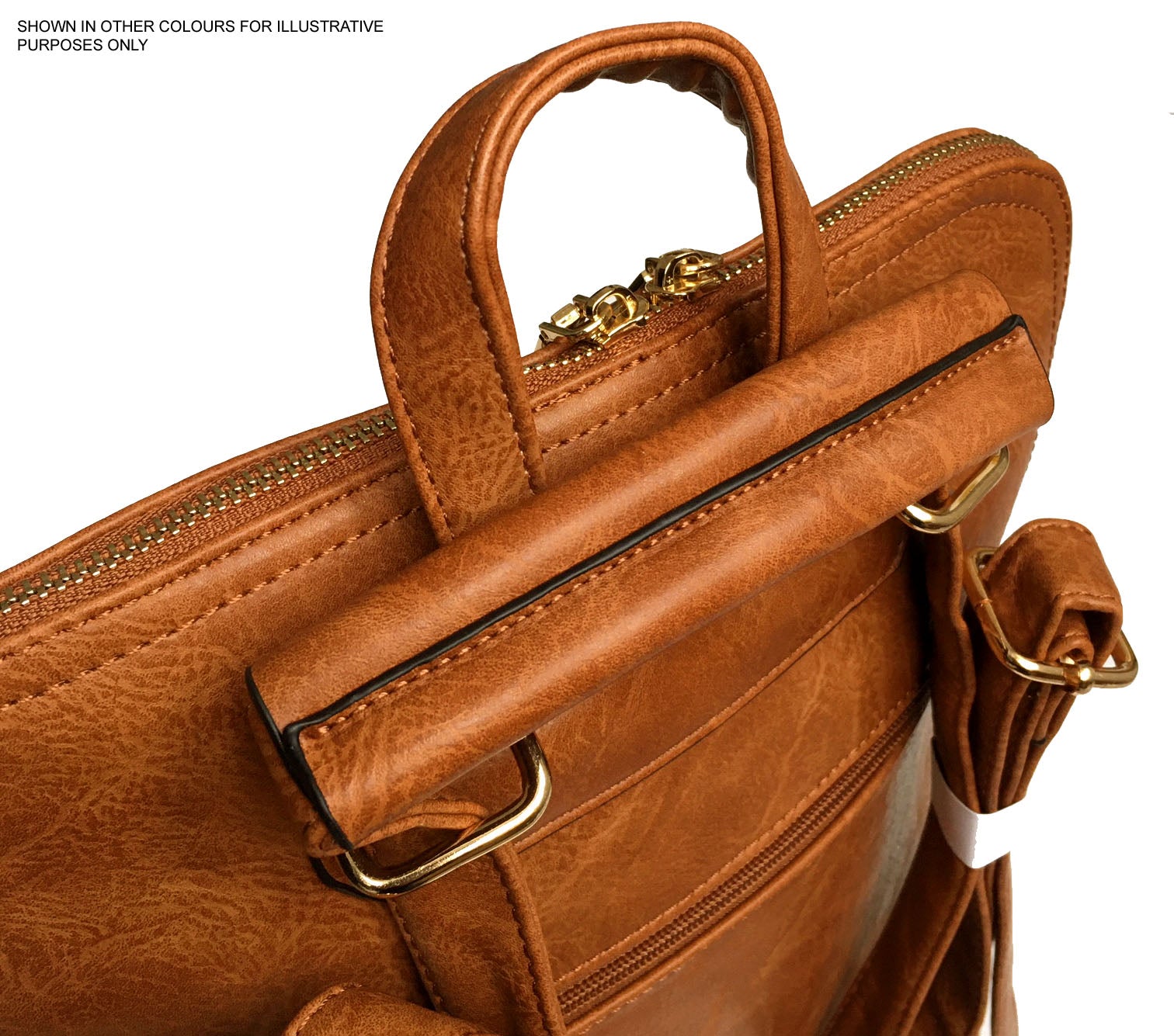 A-SHU MUSTARD YELLOW MULTI COMPARTMENT CROSS BODY BACKPACK - A-SHU.CO.UK