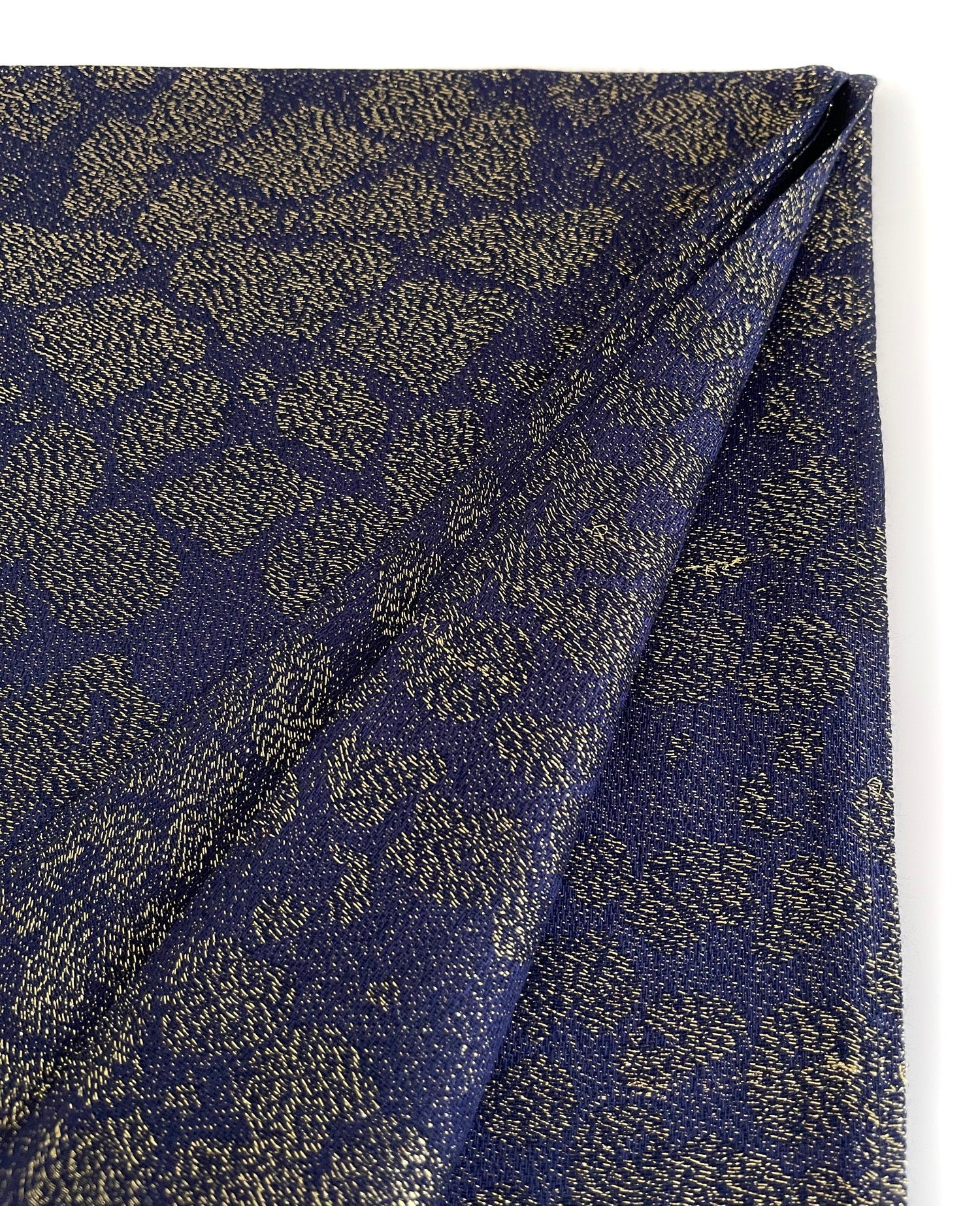 NAVY BLUE SPARKLY METALLIC LEOPARD PRINT EVENING SHAWL SCARF