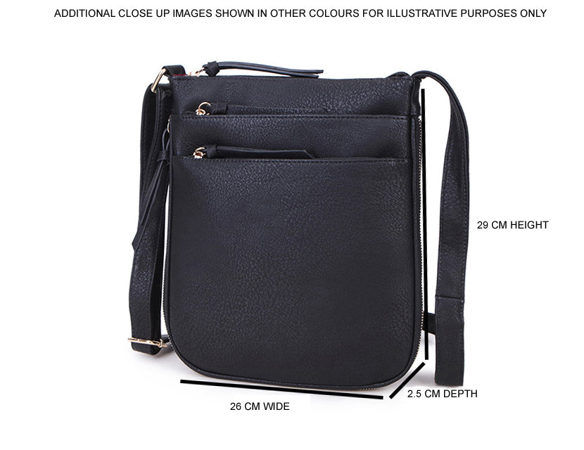 A-SHU PLAIN CURVED MUSTARD YELLOW MULTI COMPARTMENT CROSS BODY SHOULDER BAG - A-SHU.CO.UK