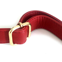 A-SHU PLAIN RED MULTI COMPARTMENT CROSS BODY SHOULDER BAG - A-SHU.CO.UK