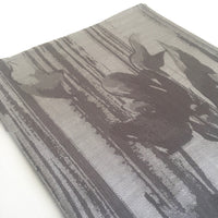 A-SHU SILVER GREY REVERSIBLE PASHMINA SHAWL SCARF IN ABSTRACT FLORAL PRINT - A-SHU.CO.UK