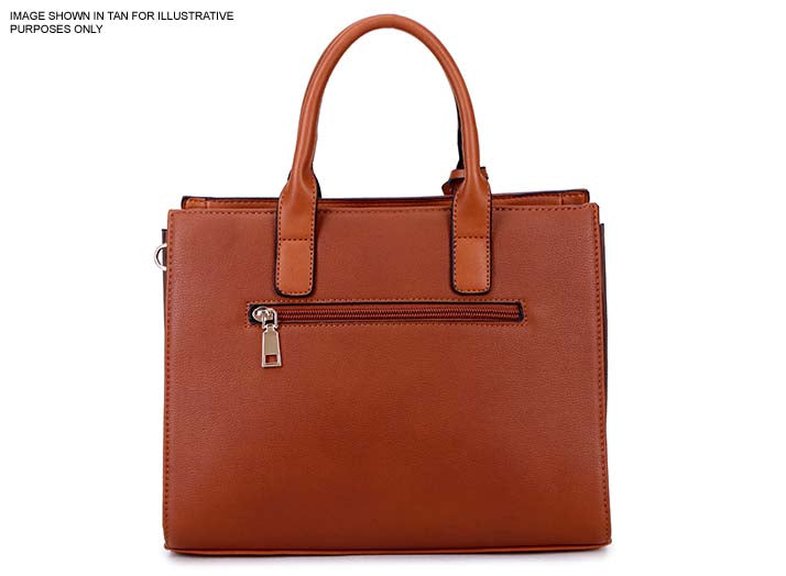 A-SHU SMALL TAUPE BEIGE SMART MULTI COMPARTMENT HANDBAG WITH LONG SHOULDER STRAP - A-SHU.CO.UK