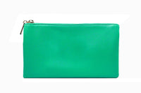 A-SHU SMALL MULTI-POCKET CROSSBODY PURSE BAG WITH WRISTLET AND LONG STRAP - TURQUOISE - A-SHU.CO.UK