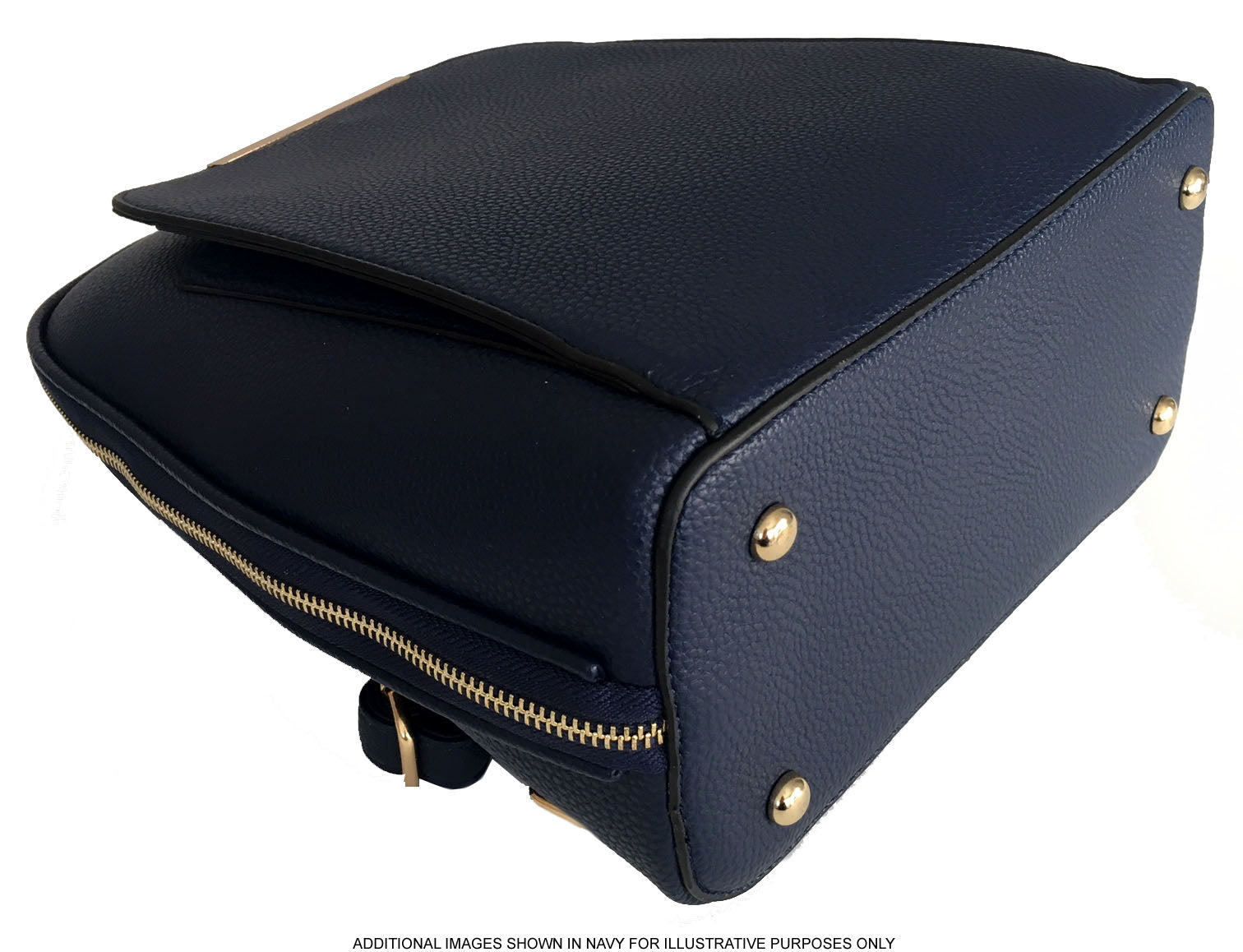 A-SHU SMALL MULTI COMPARTMENT CROSS BODY BACKPACK WITH TOP HANDLE - DARK GREY - A-SHU.CO.UK