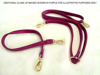 A-SHU SMALL RED MULTI POCKET HANDBAG WITH LONG CROSS BODY STRAP - A-SHU.CO.UK