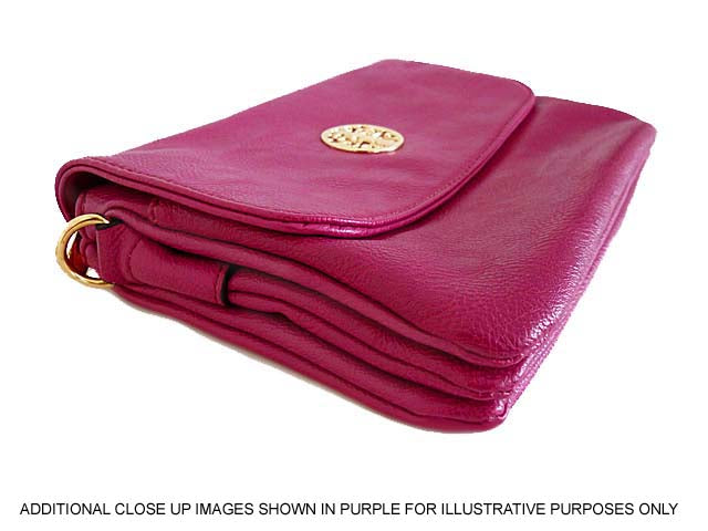 A-SHU SMALL RED MULTI POCKET HANDBAG WITH LONG CROSS BODY STRAP - A-SHU.CO.UK