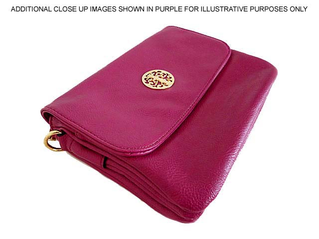 A-SHU SMALL RED MULTI POCKET HANDBAG WITH LONG CROSS BODY STRAP - A-SHU.CO.UK