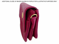 A-SHU SMALL RED MULTI POCKET HANDBAG WITH LONG CROSS BODY STRAP - A-SHU.CO.UK