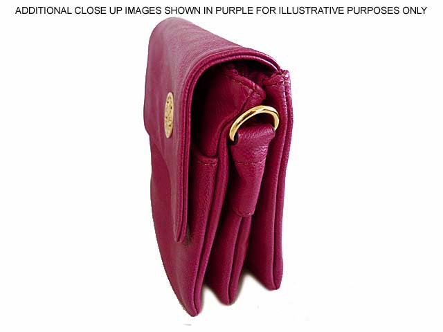 A-SHU SMALL RED MULTI POCKET HANDBAG WITH LONG CROSS BODY STRAP - A-SHU.CO.UK