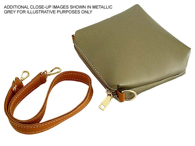 A-SHU SMALL TAN TASSEL TOTE BAG SET WITH CROSSBODY BAG AND LONG SHOULDER STRAPS - A-SHU.CO.UK