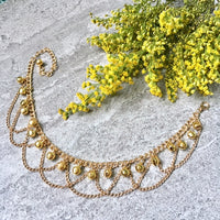 A-SHU GOLD DANGLE JINGLE BELLS CHAIN ANKLET / ANKLE BRACELET - A-SHU.CO.UK
